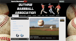 Desktop Screenshot of guthrielittleleague.com